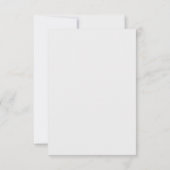 Save The Date Mariage Floral Blanc (Dos)