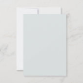 Save The Date Mariage Floral Blue Bird (Dos)