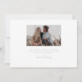 Save The Date Mariage Floral Crest (Dos)