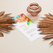 Save The Date Mariage floral d'aquarelle brillante