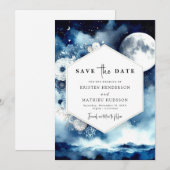 Save The Date Mariage floral élégant (Devant / Derrière)