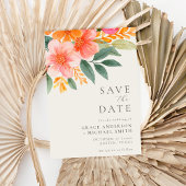 Save The Date Mariage floral élégant moderne