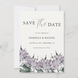 Save The Date Mariage Floral Élégant Vintage