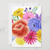Save The Date Mariage Floral Fiesta Espagnol (Dos)