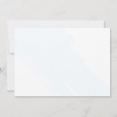 Save The Date Mariage Floral Hydrangea Bleu (Dos)