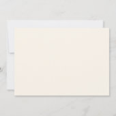 Save The Date Mariage floral royal victorien boho (Dos)