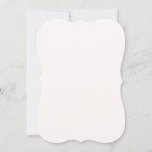 Save The Date Mariage floral simple et joli en Plum (Dos)