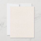 Save The Date Mariage floral vintage (Dos)