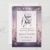 Save The Date Mariage forestier Ethereal Fairy (Devant)