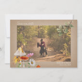 Save The Date Mariage forestier Photo Cardstock Enregistrer la d (Devant)