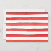 Save The Date Mariage Fraises et Fleurs d'Été (Dos)