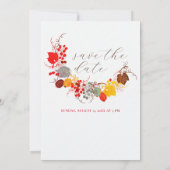 Save The Date Mariage Français Kissed Sweet Berry Raisins (Dos)