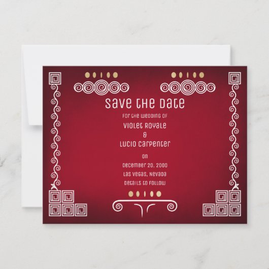 Save The Date Mariage Geek Gamer (Devant)