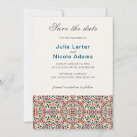 Mariage géométrique mandala en treillis marocain