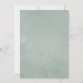 Save The Date Mariage géométrique Silver Sage Eucalyptus (Dos)