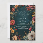 Save The Date Mariage Glamour Étrange (Devant)