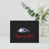 Save The Date Mariage gothique cool Enregistrer la date Goth Mar (Debout devant)