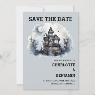 Save The Date Mariage gothique d'Halloween horreur