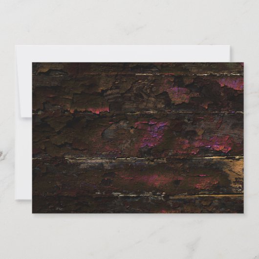 Save The Date Mariage Gothique Du Crâne Enregistrer La Date (Dos)