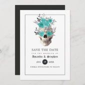 Save The Date Mariage Gothique Enregistrer La Date (Devant / Derrière)