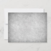 Save The Date Mariage gothique Rose noir (Dos)