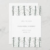 Save The Date Mariage graphique moderne Abstrait Motif (Devant / Derrière)