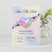 Save The Date Mariage Grunge y2k (Debout devant)