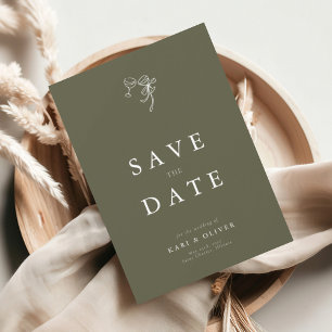 Save The Date Mariage HEIDI Olive