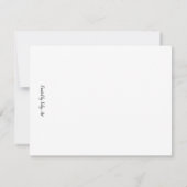 Save The Date « Mariage imminent » Annonce de sauvegarde de la d (Dos)