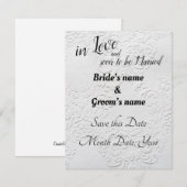 Save The Date « Mariage imminent » Annonce de sauvegarde de la d (Devant / Derrière)