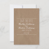 Save The Date Mariage Inspiré Carton Enregistrer La Date (Devant)