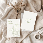 Save The Date Mariage intemporel élégant classique