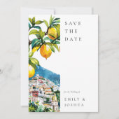 Save The Date Mariage italien de la côte d'Amalfi (Devant)