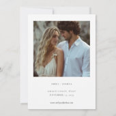 Save The Date Mariage italien de la côte d'Amalfi (Dos)