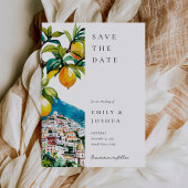 Save The Date Mariage italien de la côte d'Amalfi