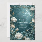 Save The Date Mariage Jardin Nuit Céleste (Devant)