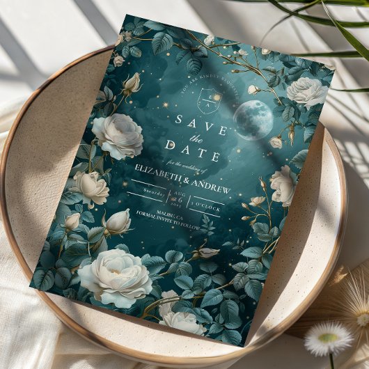 Save The Date Mariage Jardin Nuit Céleste