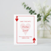 Save The Date Mariage Las Vegas Two of Hearts (Debout devant)