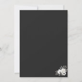 Save The Date Mariage Luxueux Monochrome (Dos)