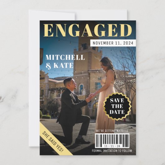 Save The Date Mariage magazine (Devant)