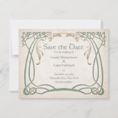 Save The Date Mariage médiéval celtique fantastique (Devant)