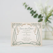 Save The Date Mariage médiéval celtique fantastique (Debout devant)