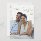 Save The Date Mariage Menthe et Or (Dos)