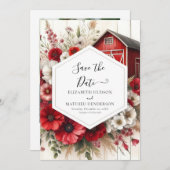 Save The Date Mariage minimal simple de nage (Devant / Derrière)