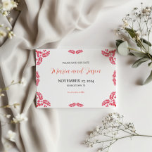 Mariage minimaliste aux motifs floraux orange Tala