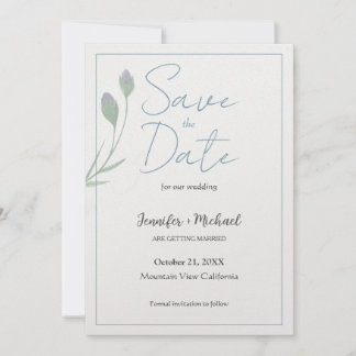 Save The Date Mariage Minimaliste Calligraphie Script