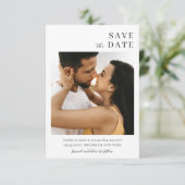 Save The Date Mariage minimaliste moderne (Debout devant)