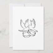 Save The Date Mariage minimaliste moderne  (Dos)