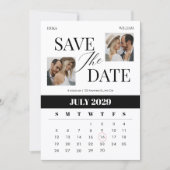 Save The Date Mariage minimaliste moderne (Devant)