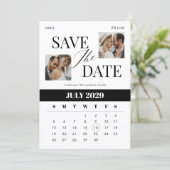 Save The Date Mariage minimaliste moderne (Debout devant)